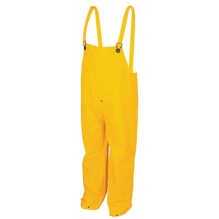Mcr Safety Garments, Classic, .35mm, PVC/Poly, Bib Overall, W 200BPS